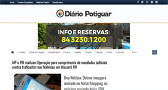 Desktop Screenshot of diariopotiguar.com.br